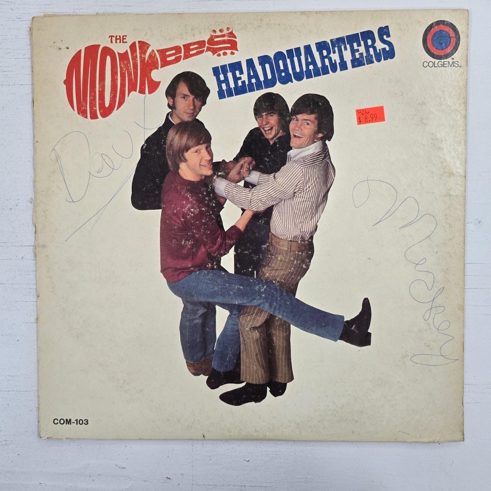 The Monkees Headquarters LP Vintage Vinyl Record 1967 Original Pressing VG/VG